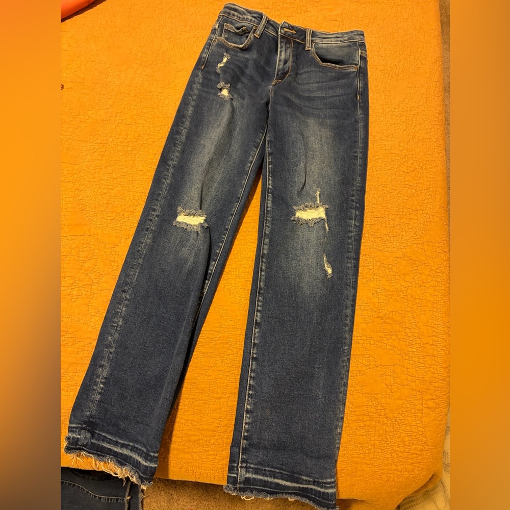 Adler Risen Distressed Blue Jeans